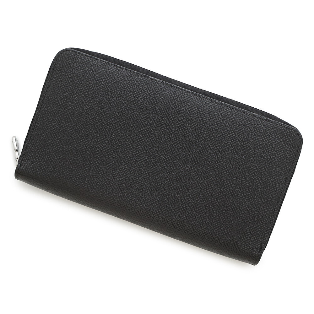 Louis Vuitton Taiga Zippy Organizer Long Wallet NM Black